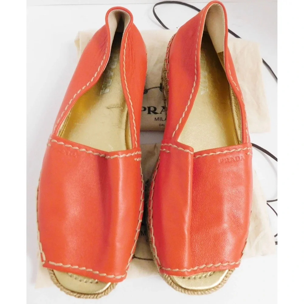 Prada women red